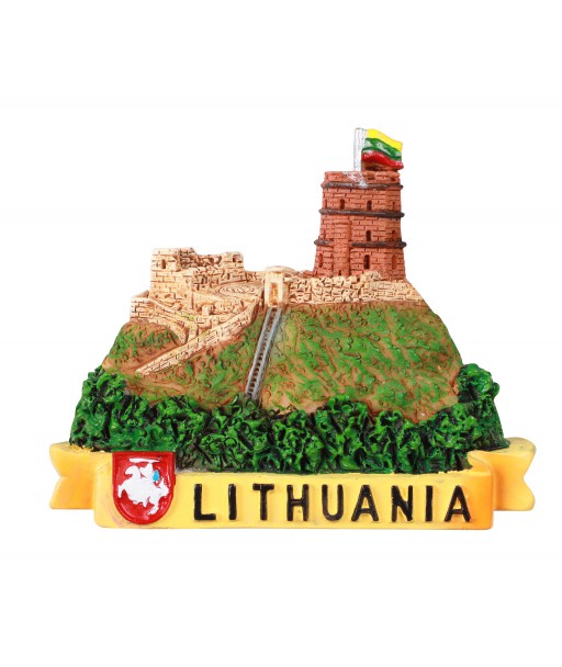 Magnetas Lithuania su Gedimino pilies bokštu ir herbu